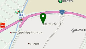 長岡リリックホールの地図画像