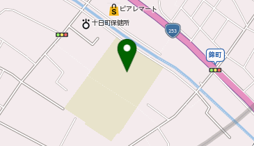 南中学校グラウンドの地図画像