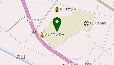 十日町総合高等学校グラウンドの地図画像