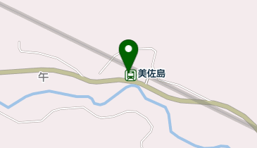 ほくほく線美佐島駅待合室の地図画像