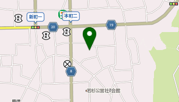 中央公民館の地図画像