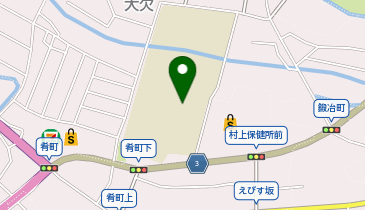 村上第一中学校の地図画像