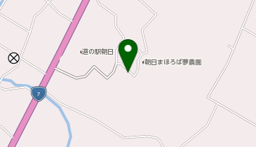 朝日みどりの里体験交流センターの地図画像