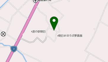 朝日みどりの里休養施設の地図画像