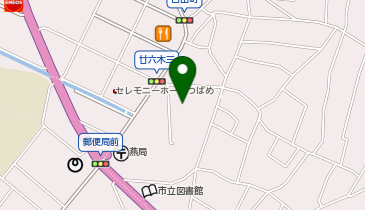 燕こども園の地図画像