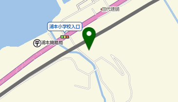 浦本保育園の地図画像