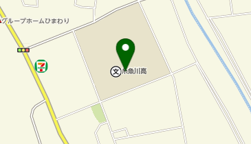 糸魚川高等学校の地図画像