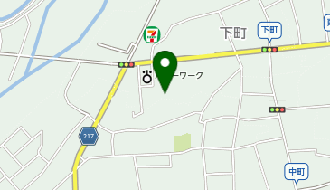 下町会館の地図画像