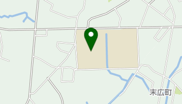 新井中学校体育館の地図画像