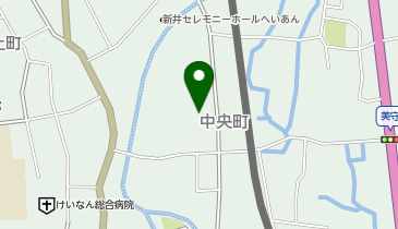 中央町公民館の地図画像