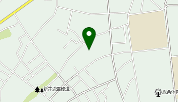 新井流雪緑道の地図画像