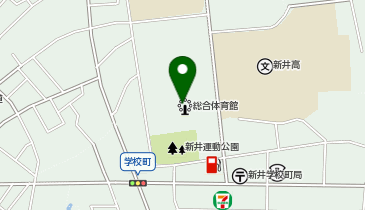 妙高市総合体育館の地図画像