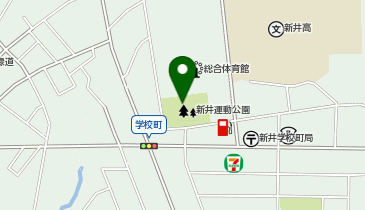 新井運動公園の地図画像