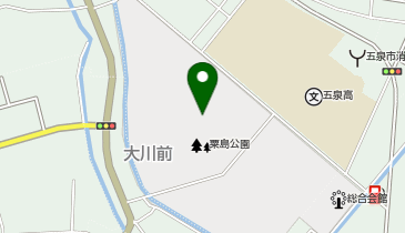 粟島公園の地図画像
