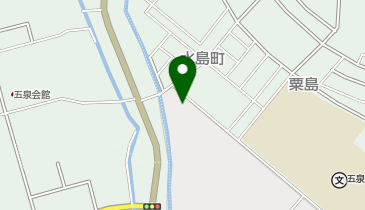 五泉市粟島ふれあい館の地図画像