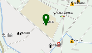 新潟県立五泉高等学校の地図画像