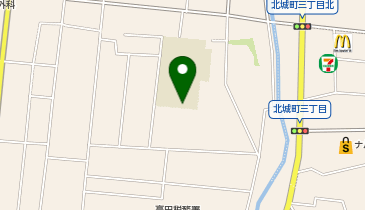東本町小学校の地図画像