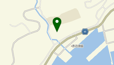 赤泊体育館の地図画像