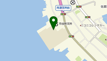 両津小学校体育館の地図画像