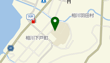 相川小学校体育館の地図画像