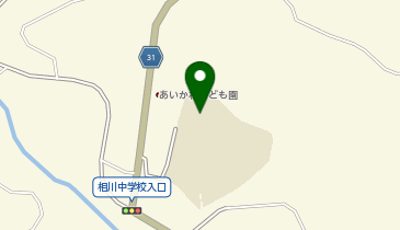 相川中学校体育館の地図画像