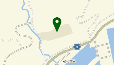 赤泊小学校体育館の地図画像