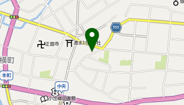 清水上集落センターの地図画像