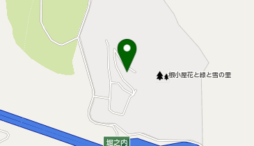 奥只見レクリエーション都市公園 花と緑と雪の里 管理棟の地図画像