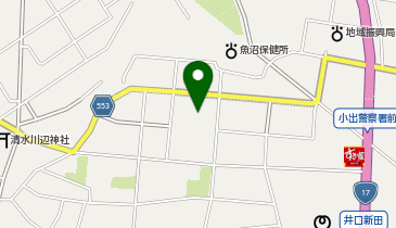 小出郷総合体育館の地図画像