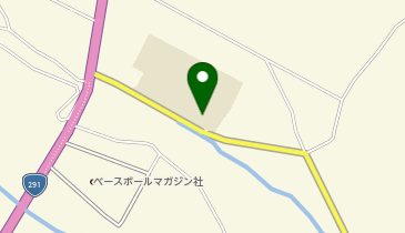 赤石小学校体育館の地図画像