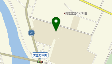 浦佐小学校体育館の地図画像