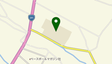 赤石小学校グラウンドの地図画像