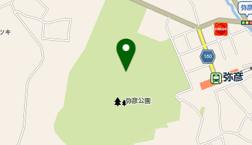 弥彦公園の地図画像