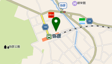 弥彦駅前駐車場の地図画像