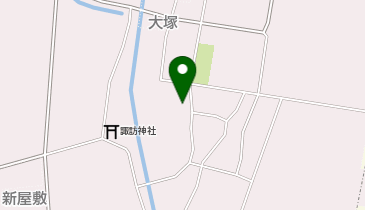 新屋敷集落ふれあいセンターの地図画像