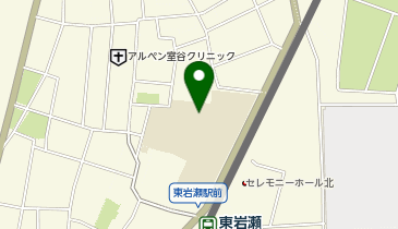 岩瀬小学校の地図画像