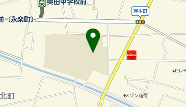 奥田中学校の地図画像