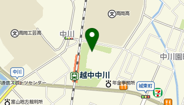 富山県高岡文化ホールの地図画像