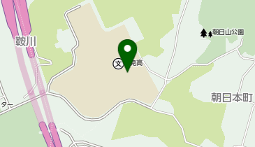 氷見高等学校の地図画像