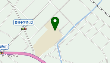 西條中学校の地図画像