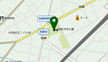 駅前中央公園の地図画像