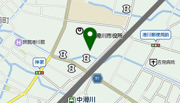 滑川市民会館大ホールの地図画像