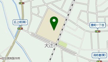 出町小学校グラウンドの地図画像