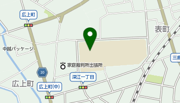 出町中学校の地図画像