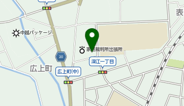 出町中学校武道館の地図画像