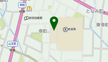 砺波高校(体育館)の地図画像