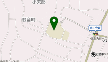 石動中学校の地図画像
