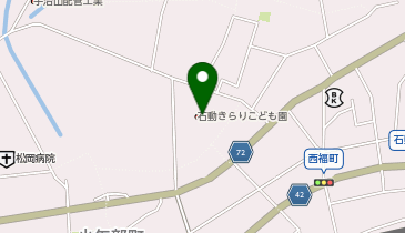 石動きらりこども園の地図画像