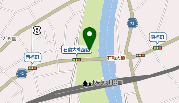 小矢部河川公園の地図画像