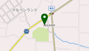 埴生保育所の地図画像